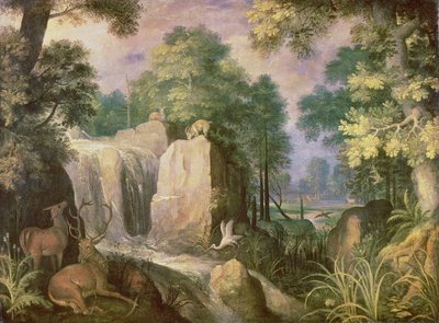 Landschaft mit Klippen von Roelandt Jacobsz. Savery